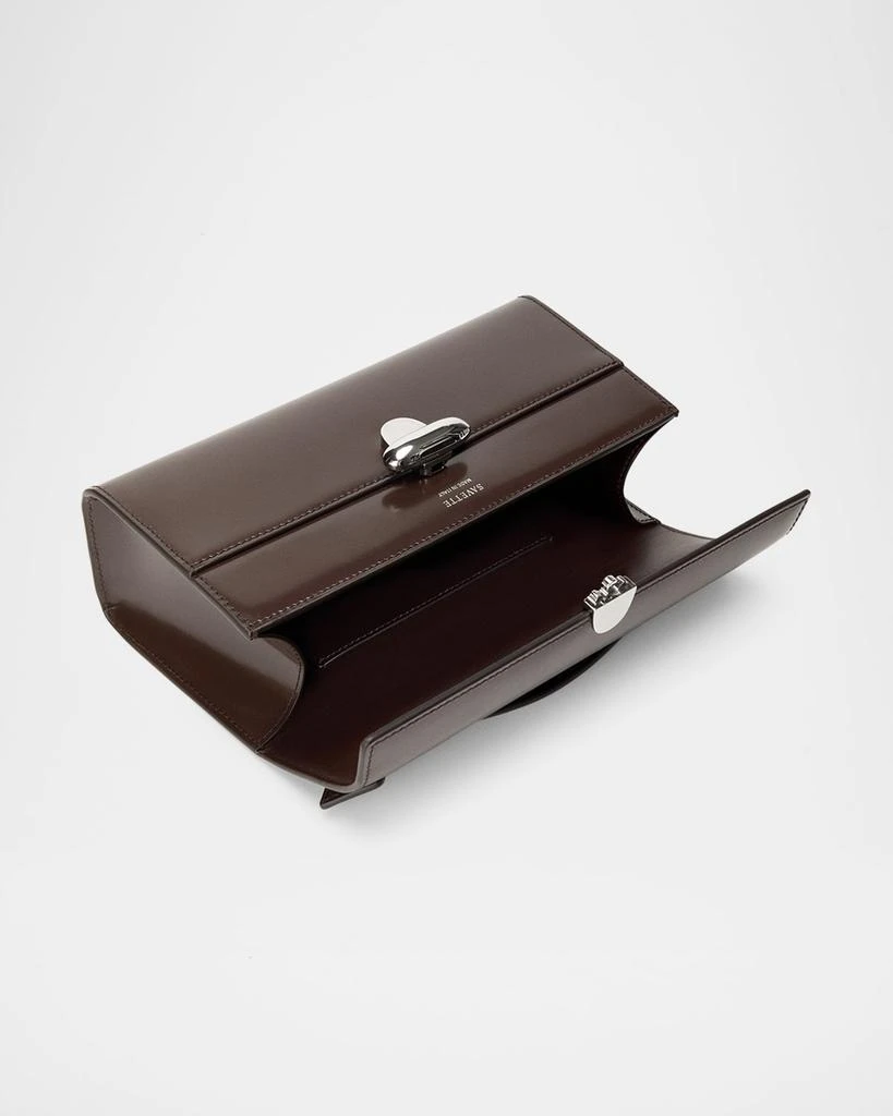 SAVETTE Symmetry Pochette Leather Top-Handle Bag 3