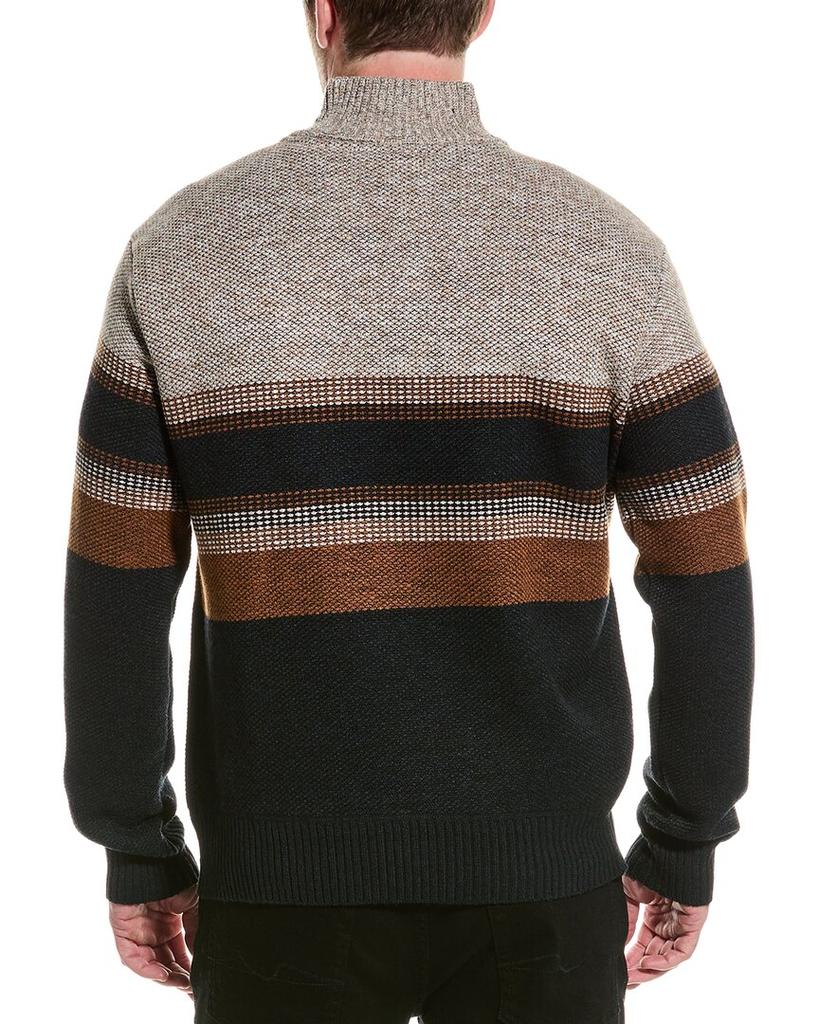 Point Zero 1/4-Zip Mock Neck Sweater