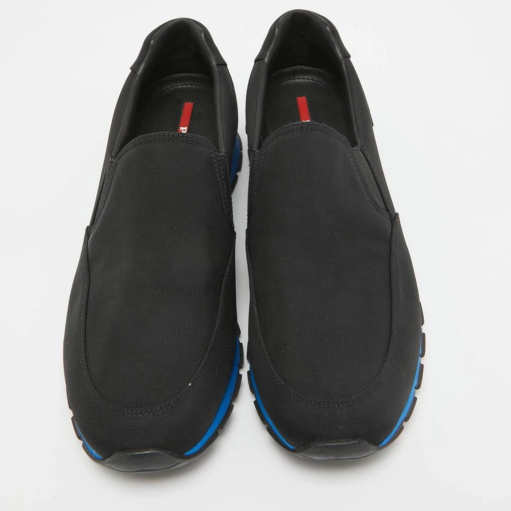 Prada Prada Black Canvas Slip On Sneakers Size 43 3