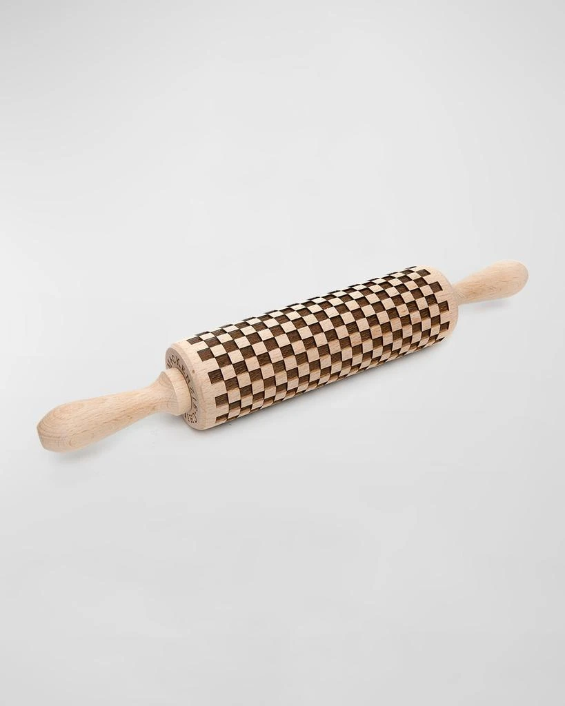 MacKenzie-Childs 14.75" Check Rolling Pin 1