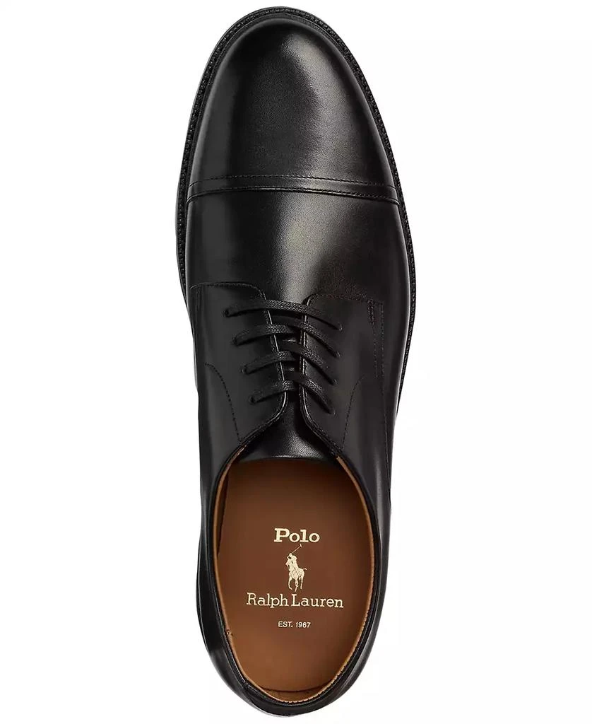 Ralph Lauren Men's Asher Leather Cap-Toe Dress Shoe 5