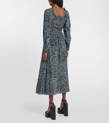 Altuzarra Lillian printed silk midi dress 3