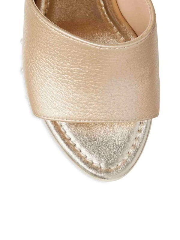 Stuart Weitzman Pearl 85MM Block Heel Clog Mule Sandals 3