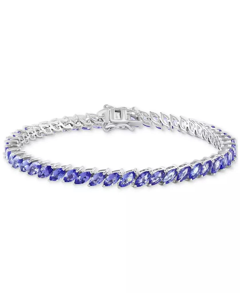 EFFY Collection EFFY® Tanzanite Marquise Tennis Bracelet (12-1/3 ct. t.w.) in Sterling Silver 1