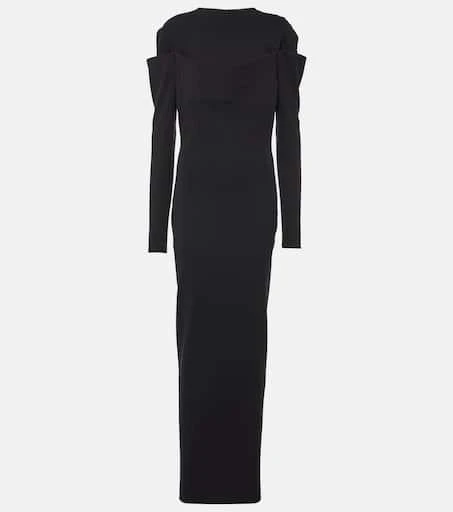 Jacquemus Sabre jersey maxi dress 1