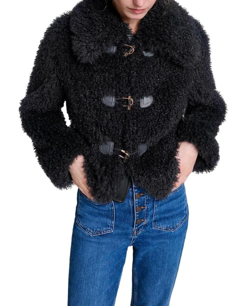 Maje Gabynette Faux Fur Coat 6