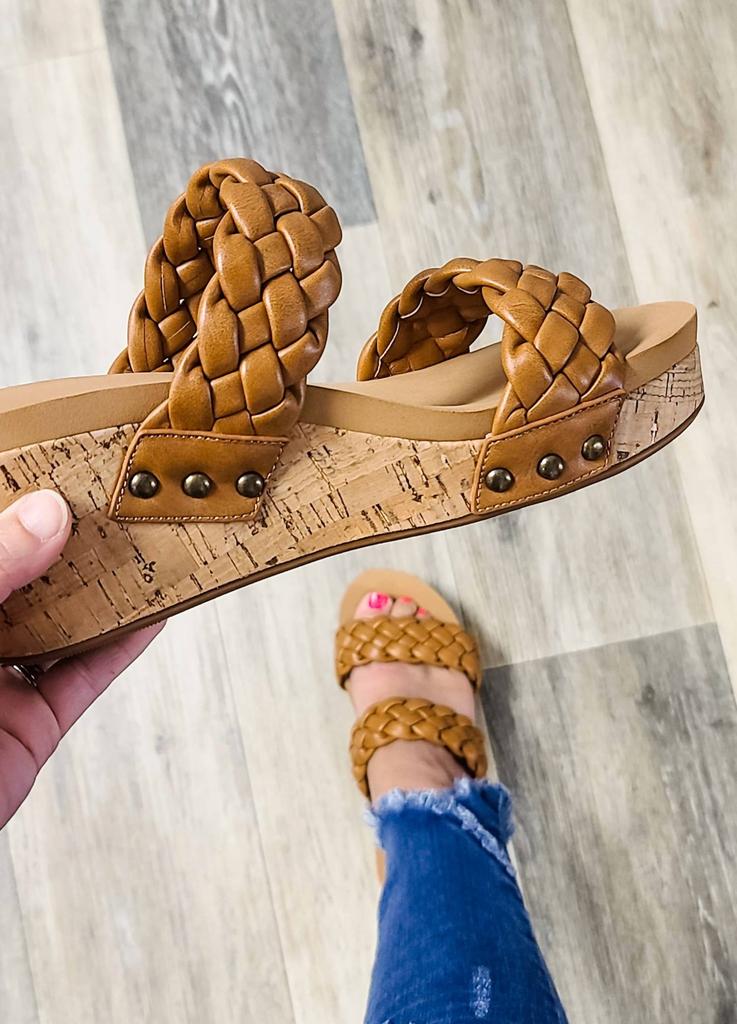 Corkys Footwear Corkys Footwear - Delightful Braided Wedge