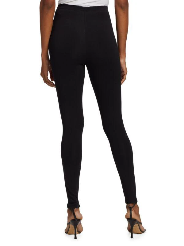 WARDROBE.NYC High-Rise Zip Leggings 2
