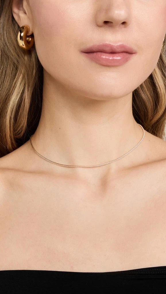 Shashi Micro Teeny Tiny Tennis Necklace 2