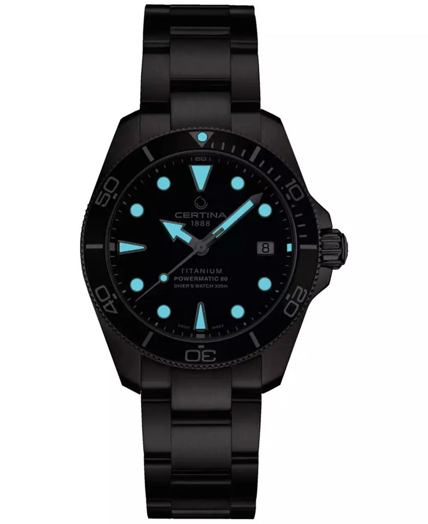 Certina Women's Swiss Automatic DS Action Diver Titanium Bracelet Watch 38mm 5