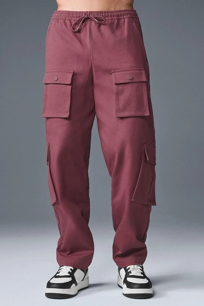 Alo Northstar Cargo Pant - Burgundy Truffle 1