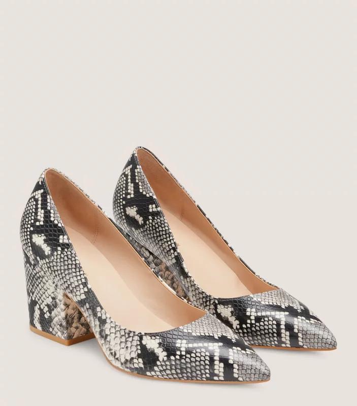 Stuart Weitzman AVENUE 75 SLEEK BLOCK PUMP