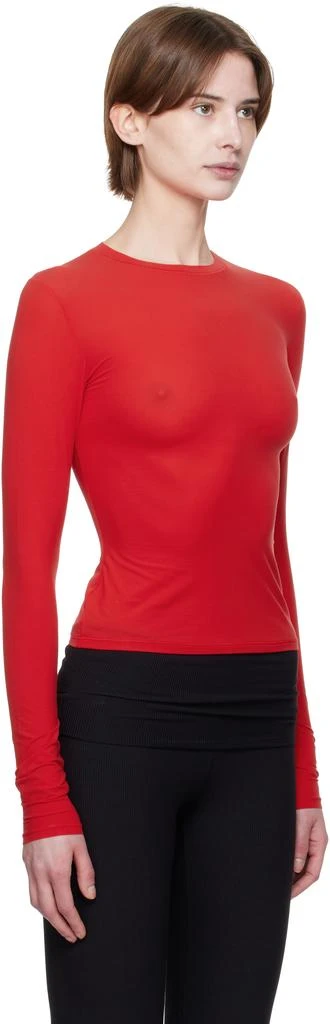 SKIMS Red Fits Everybody Long Sleeve T-shirt 2