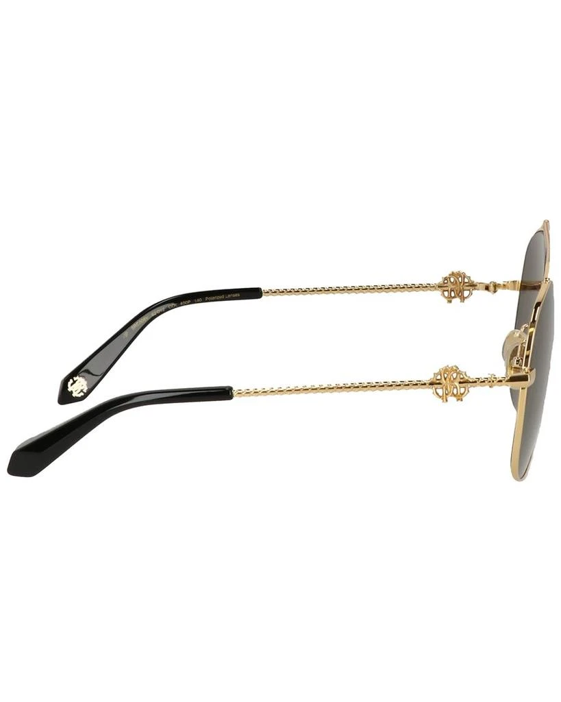 Roberto Cavalli SRC008V Woman\'s Sunglasses Roberto Cavalli SRC008V pink , gold frame with gradient  main image 4