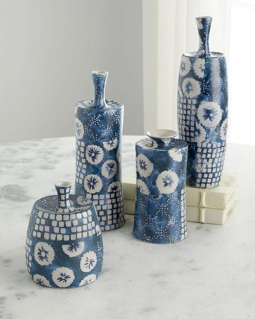 Jamie Young Block Print Vases, Set Of 4 1