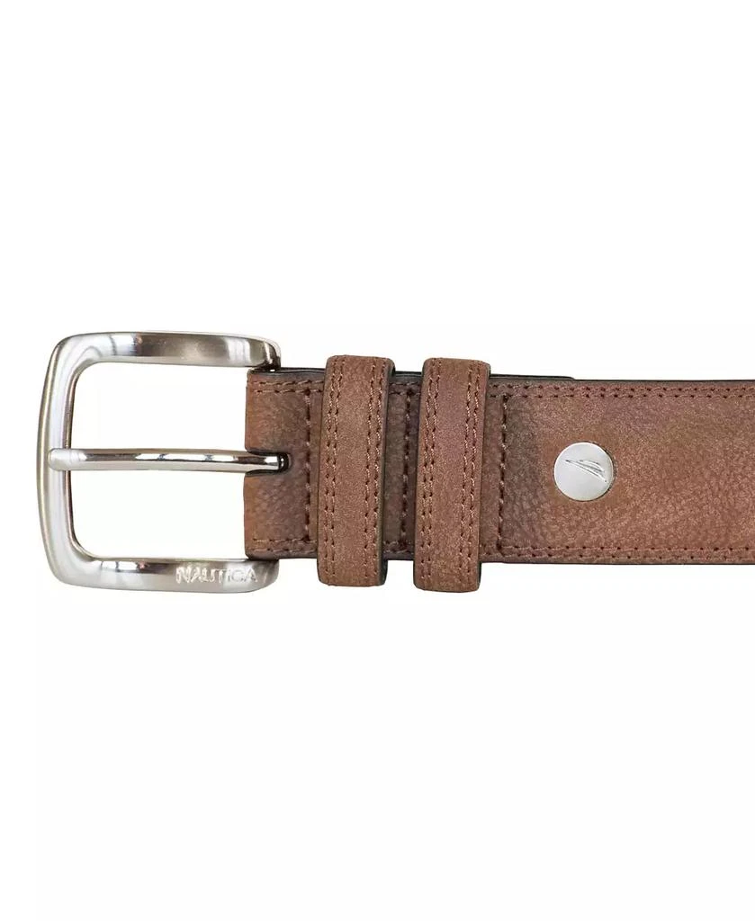 Nautica Men's Casual Padded Leather Belt 3