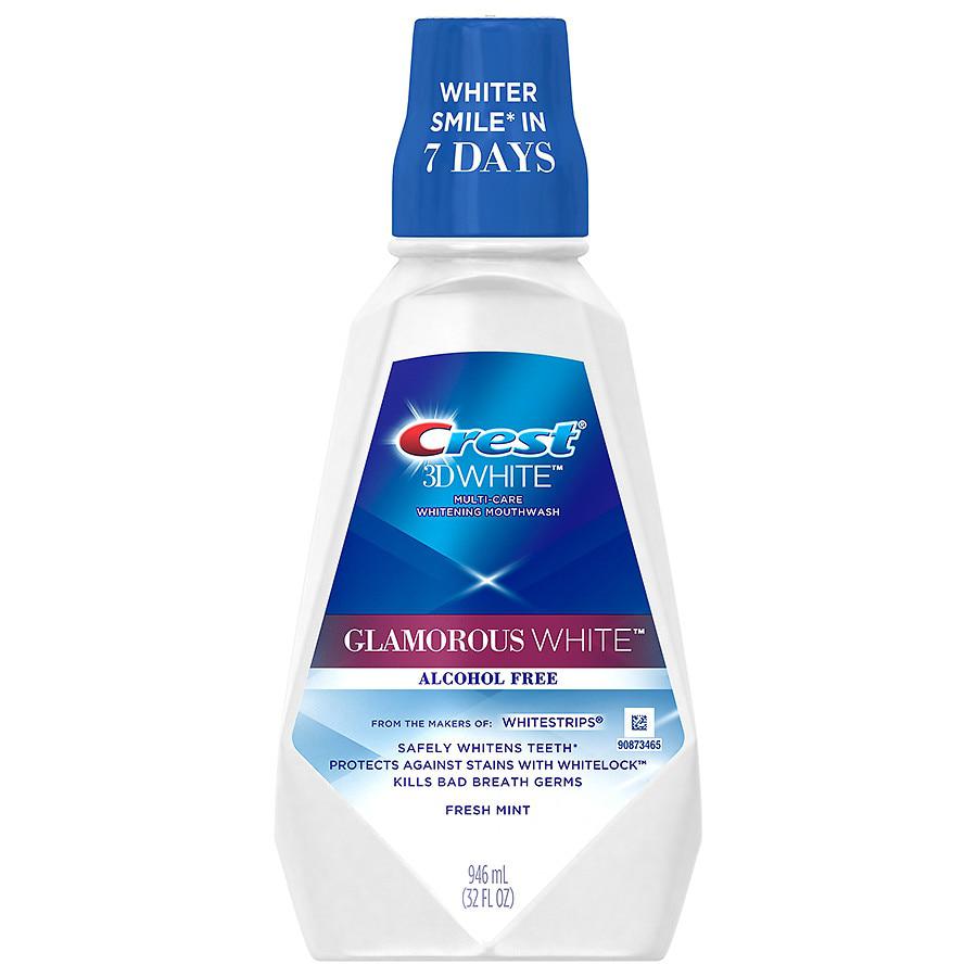 Crest 3D White Glamorous White Alcohol Free Multi-Care Whitening Arctic Mint