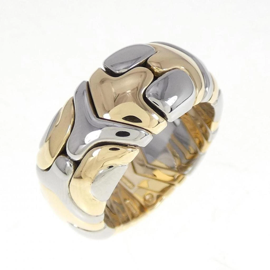 BVLGARI Stainless Steel yellow gold (18K) Band Ring (Pre-Owned) 1