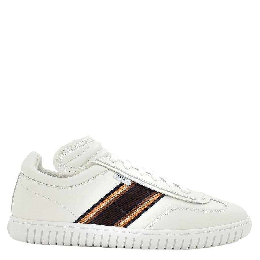 Bally WHITE LEATHER THIAGO SNEAKERS - Casual Shoes - BeyondStyle