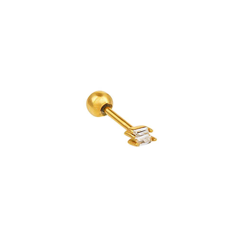 Orelia London Double Micro Baguette Barbell