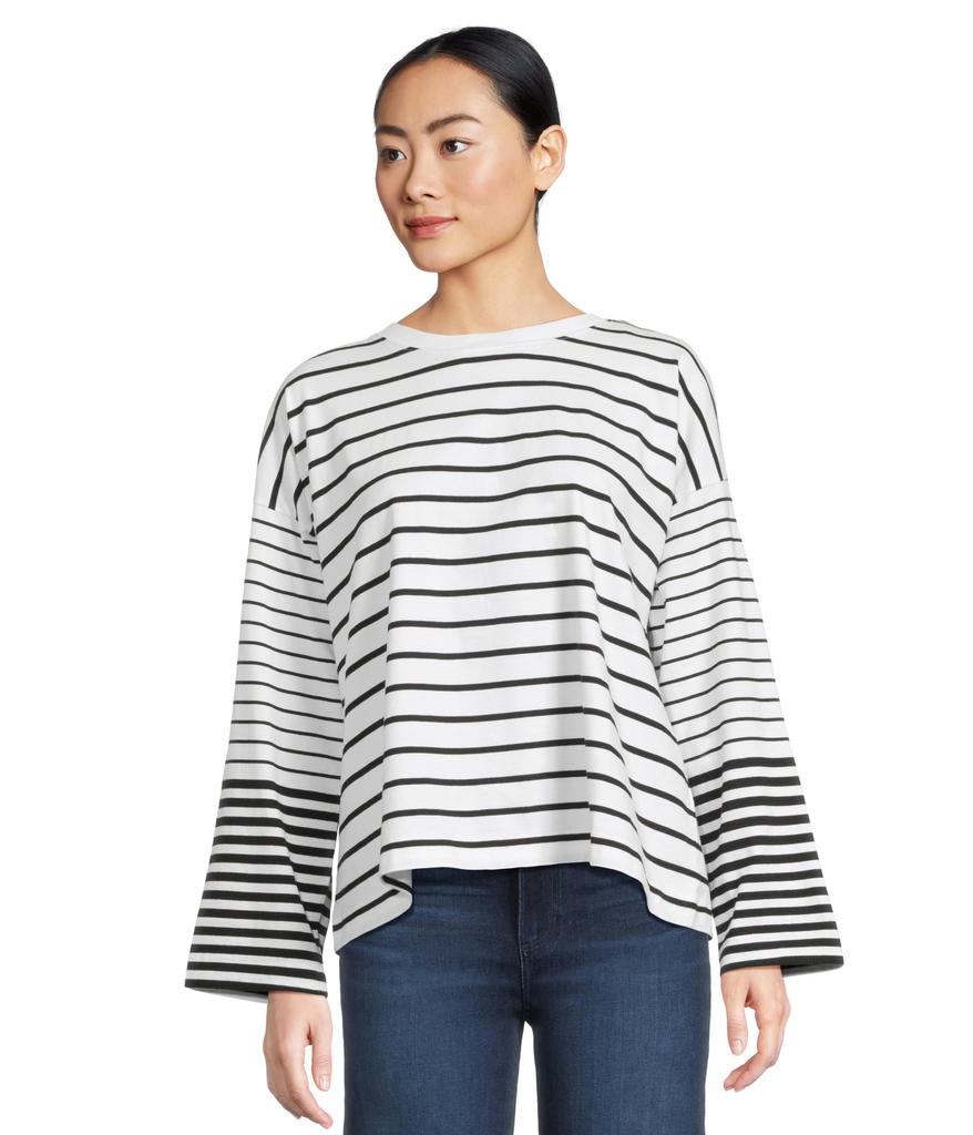 Madewell Easy Long Sleeve Tee Stripe