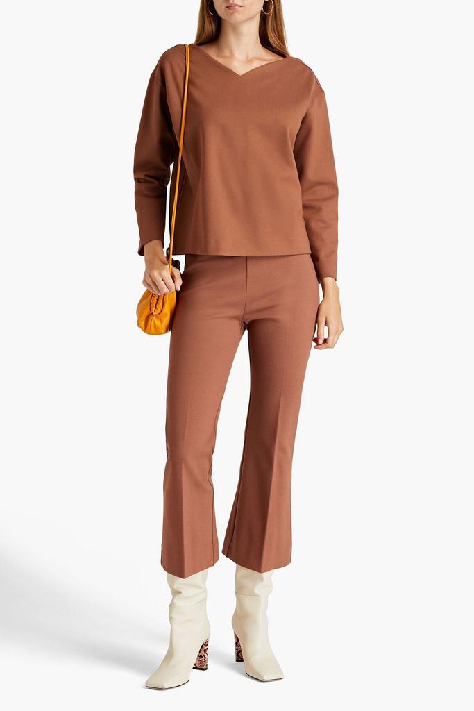 Victoria Beckham Jersey kick-flare pants