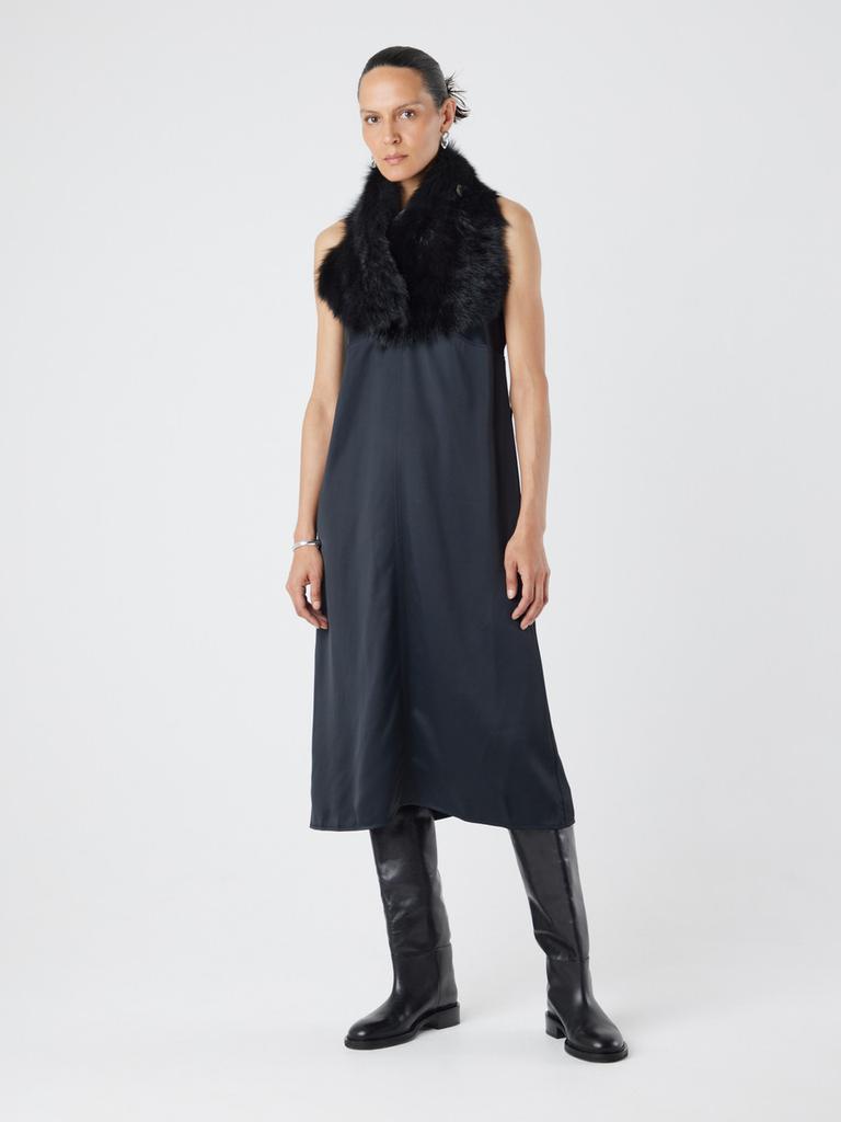 Gushlow & Cole Baby button shearling scarf
