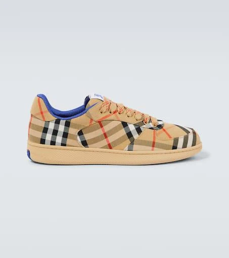 Burberry Burberry Check canvas sneakers 1