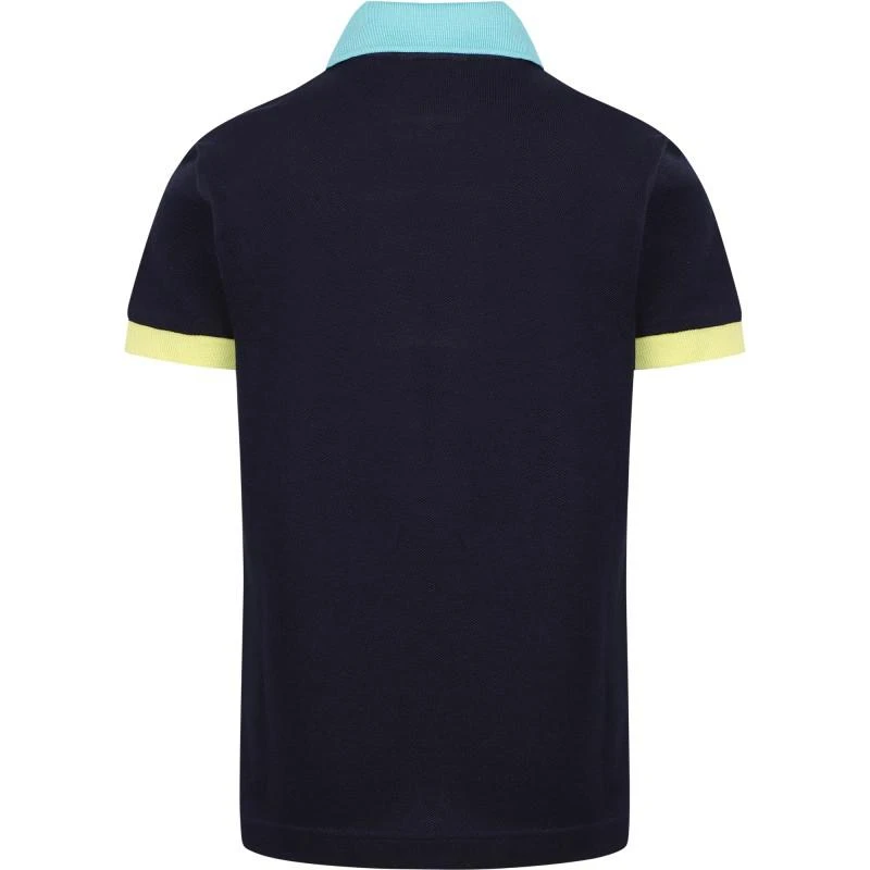 Lacoste Crocodile logo on the chest navy polo shirt 2