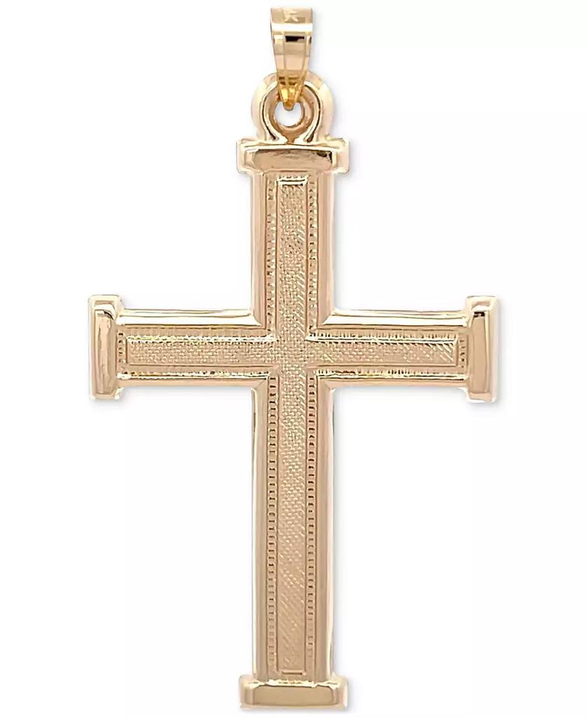 Macy's Cross Pendant in 14k Yellow Gold