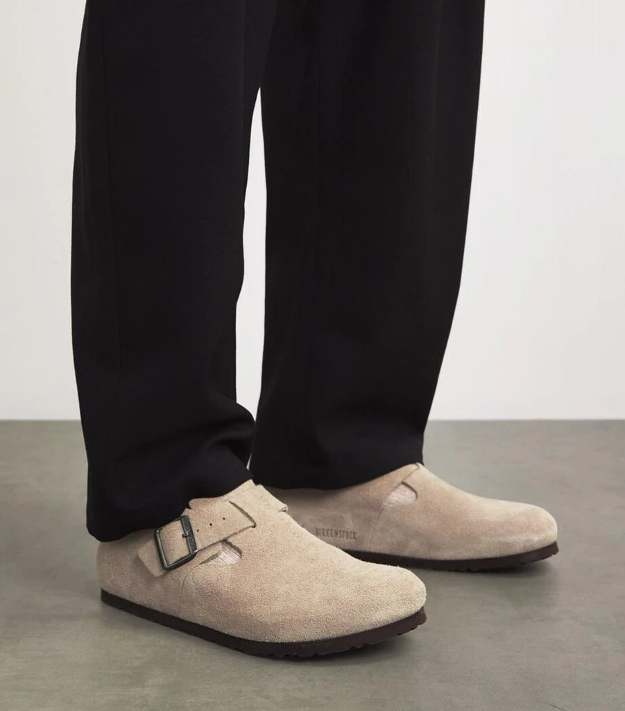 Birkenstock Suede London Clogs 2