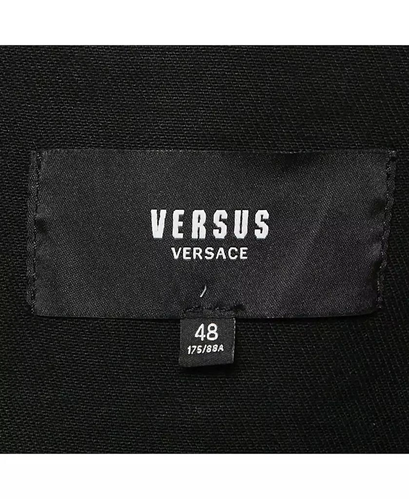 Pre-Owned Versace Women
s Pre-Owned Versus Versace Black Distressed Denim Button Detail Jacket 4