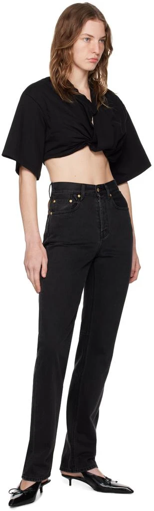 Jacquemus Black  Le Chouchou 'Le T-Shirt Bahia Court' T-Shirt 4