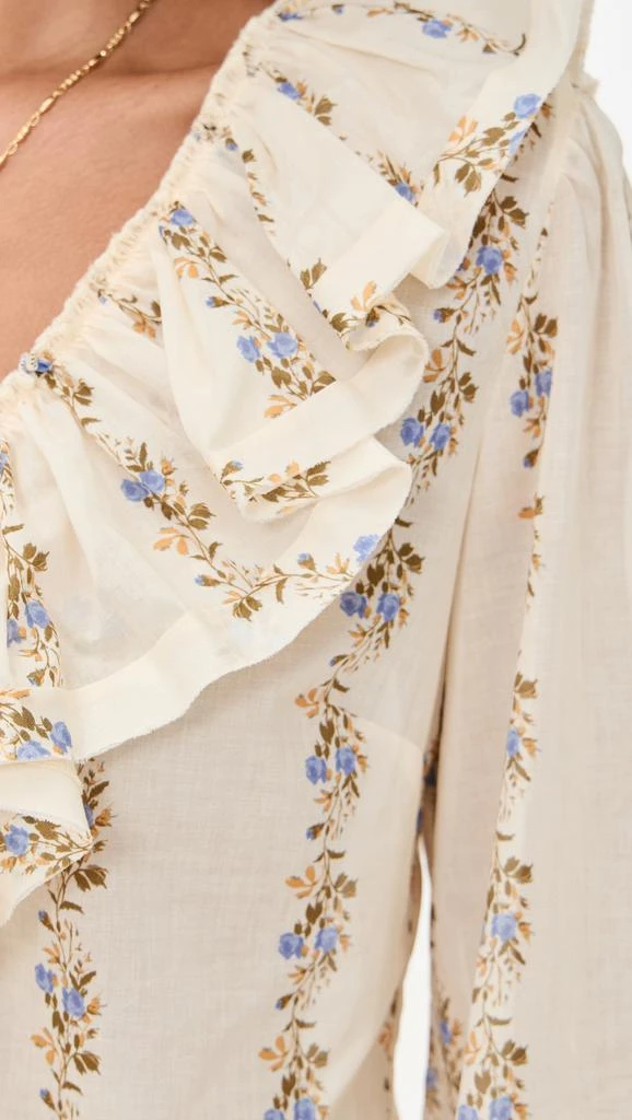 Wayf Abby Ruffle Blouse 5