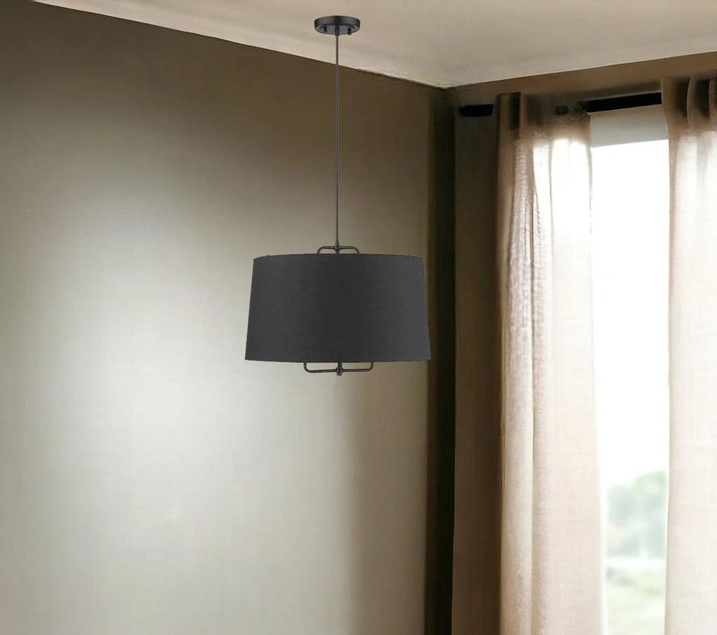 Hivvago Lamia 3-Light Matte Black Mini Pendant