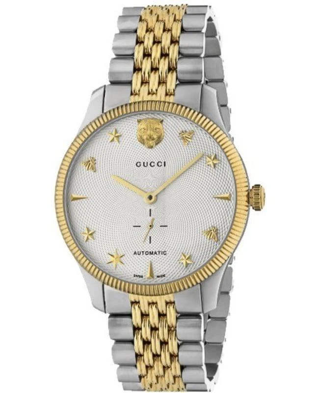 Gucci Gucci G-Timeless Automatic Two Tone Steel Men's Watch YA126356 1