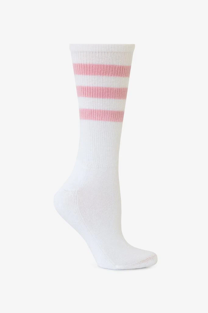 Los Angeles Apparel CALFSOCK - Unisex 3-Stripe Calf Sock 43