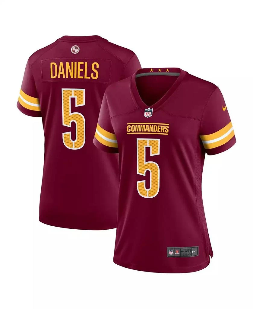NIKE Women's Jayden Daniels Burgundy Washington Commanders Player Game Jersey 1
