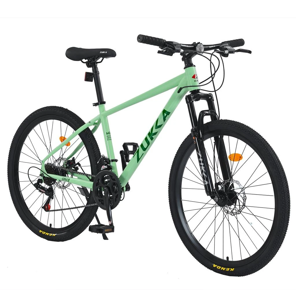 Streamdale Furniture Streamdale Mountain Bike for Men and Women 26 inch 24 Speed Suspension Fork KENDA Tires 1