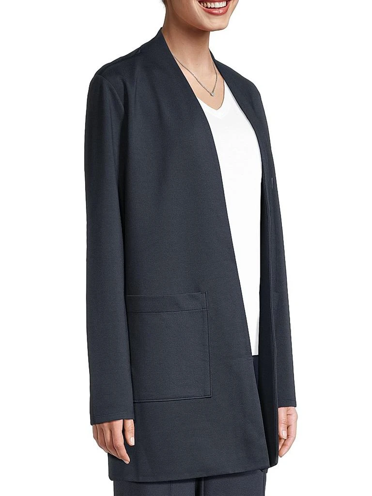 Eileen Fisher Stretch-Jersey Open-Front Jacket 4