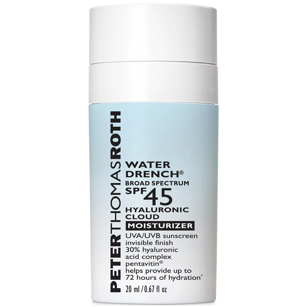 Peter Thomas Roth Water Drench Broad Spectrum SPF 45 Hyaluronic Cloud Moisturizer, 0.67-oz. 1