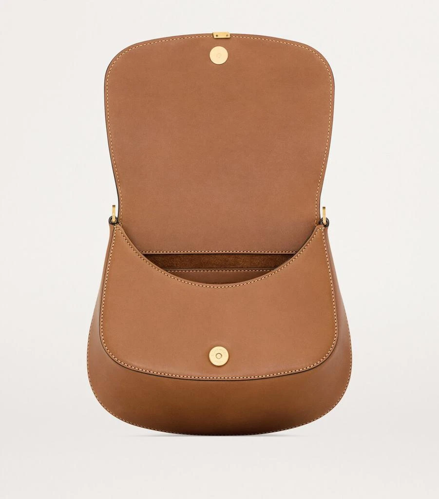 Yves Saint Laurent Leather Voltaire Top-Handle Bag 4
