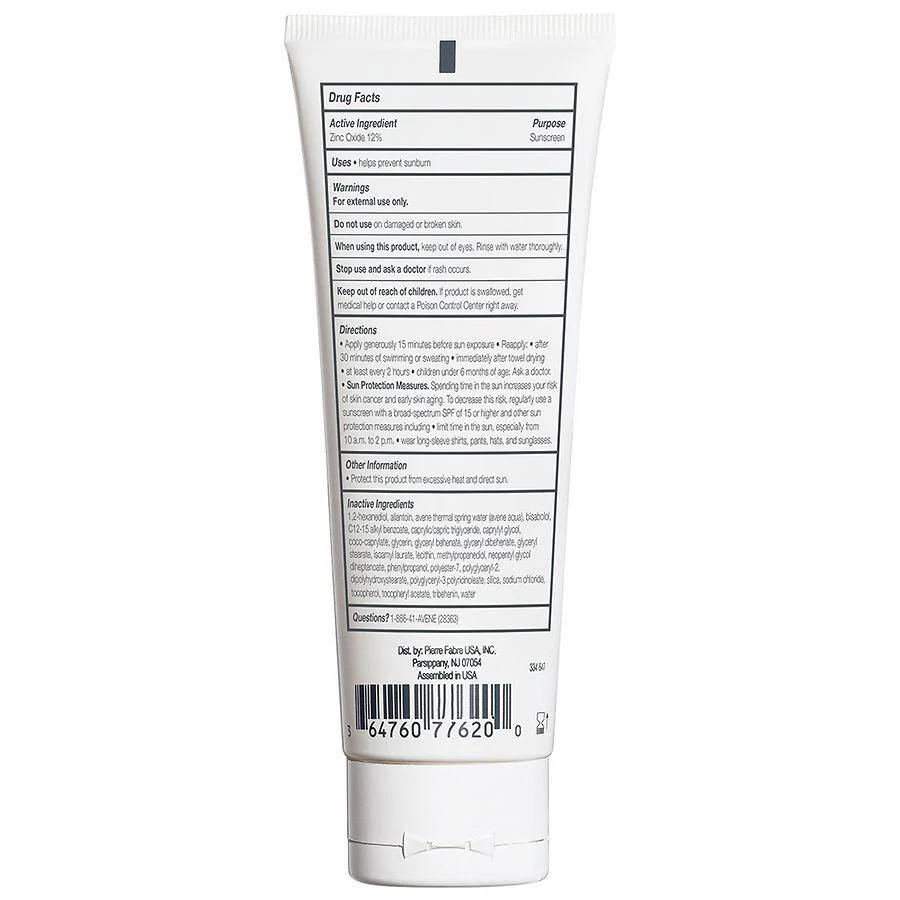 Avene Mineral Sunscreen Broad Spectrum SPF 50 Face and Body Lotion 2