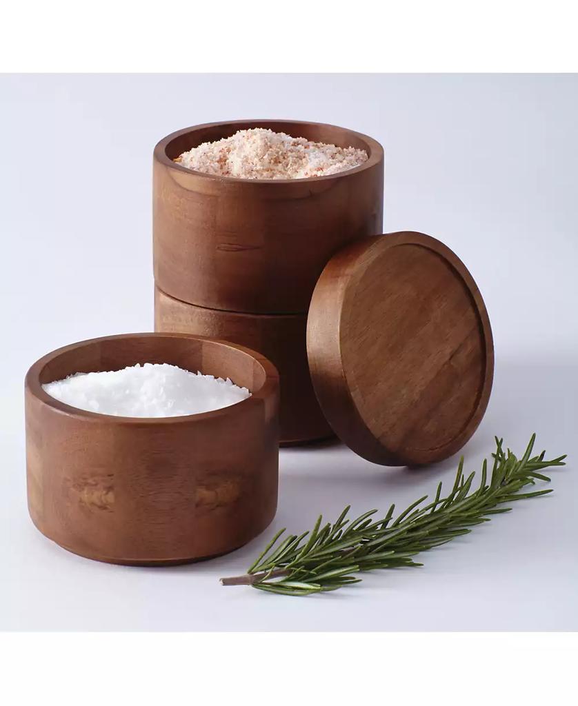 Rachael Ray Tools and Gadgets Wooden 3-Tier Stacking Salt Box