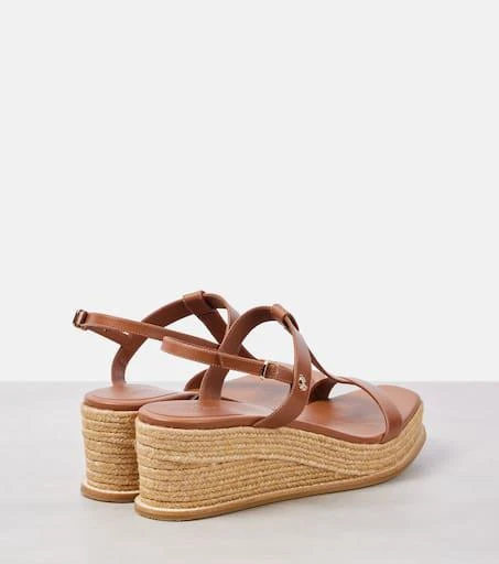 Jimmy Choo Theia 60 leather espadrilles wedges 2