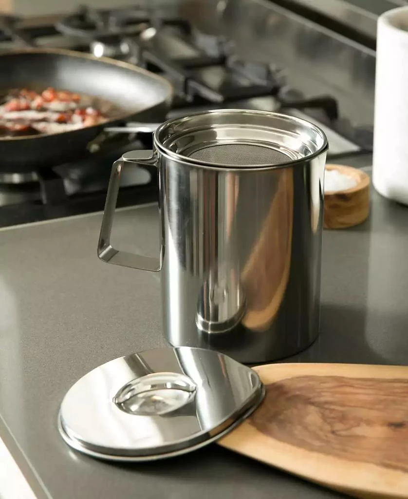 RSVP International Stainless Steel Endurance Medium 6 Cup Fryer
s Friend Grease Keeper 4