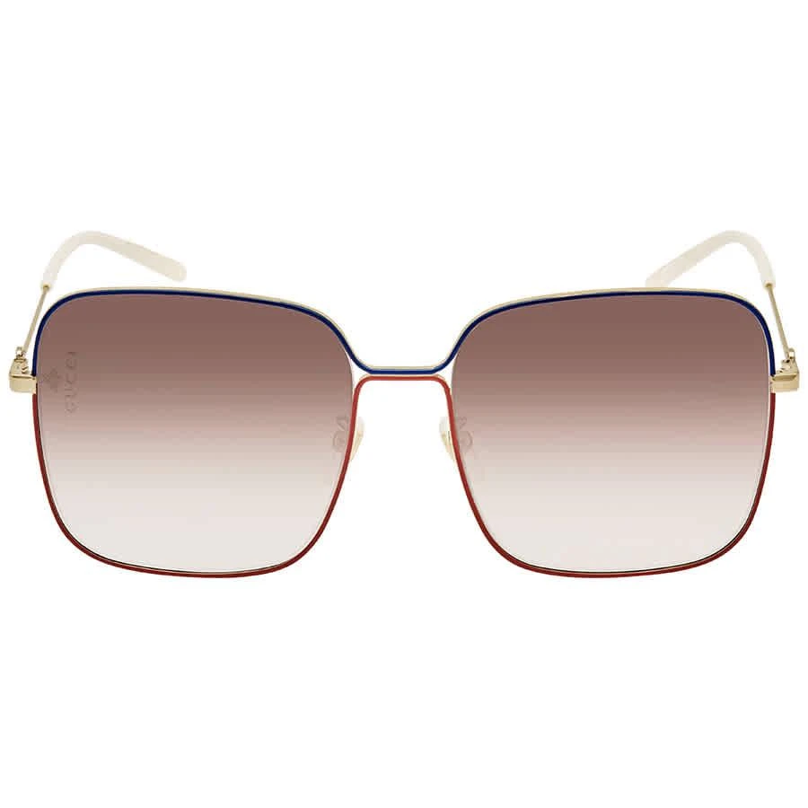Gucci Gucci Orange Gradient Square Ladies Sunglasses GG0443S 005 60 2