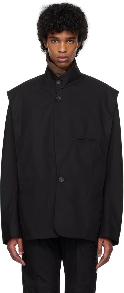 Kiko Kostadinov Black Navin K-Dart Blazer