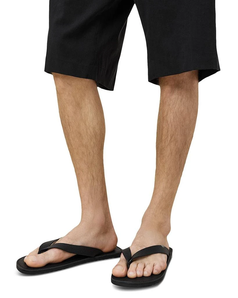 ALL SAINTS Men's Sydney Leather Flip Sandals 2