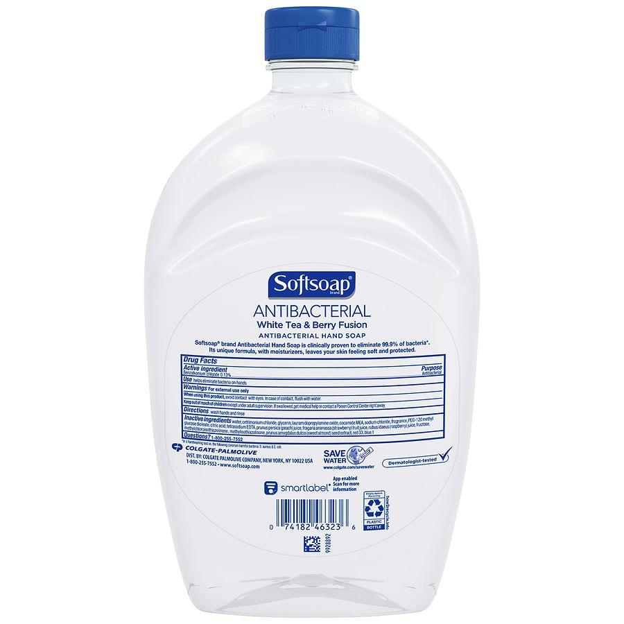 Softsoap Antibacterial Liquid Hand Soap Refill White Tea and Berry